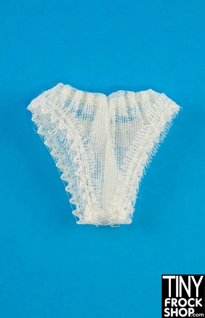 12" Fashion Doll White Panties- More Styles