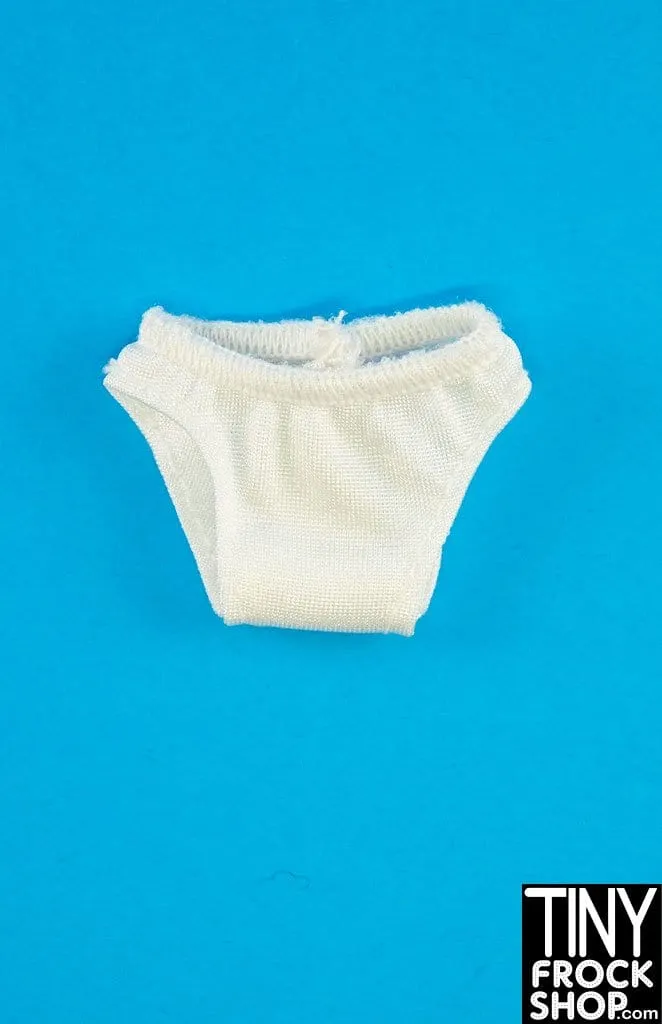 12" Fashion Doll White Panties- More Styles