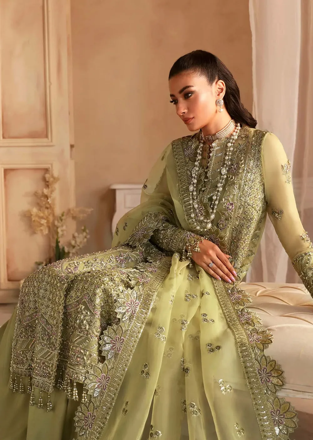 AKB-1546 - Seren - Unstitched - Aleia Luxury Formals by Akbar Aslam 2024