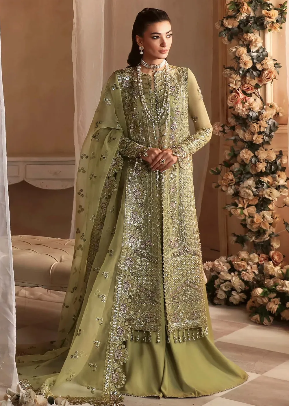 AKB-1546 - Seren - Unstitched - Aleia Luxury Formals by Akbar Aslam 2024