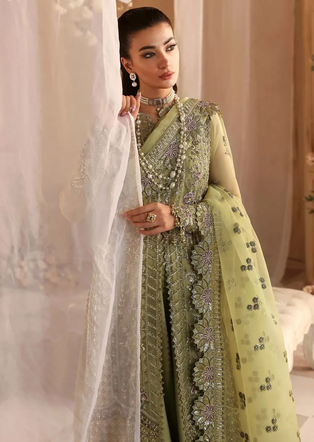 AKB-1546 - Seren - Unstitched - Aleia Luxury Formals by Akbar Aslam 2024