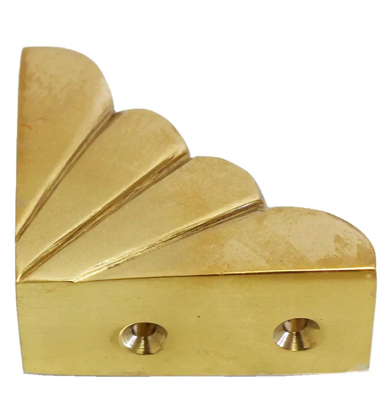 Alberta Solid Brass Table Corner
