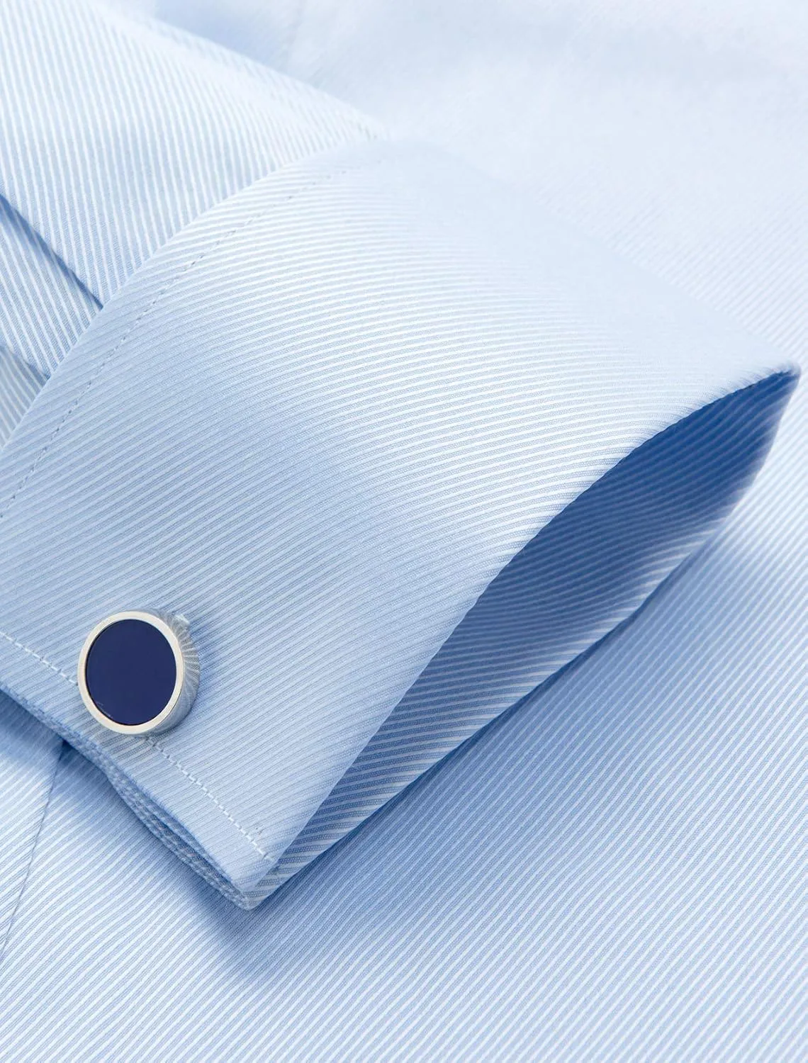 Alimens & Gentle Men's Dress Shirts French Cuff Long Sleeve Regular Fit Formal Tuxedo Cufflinks Shirt