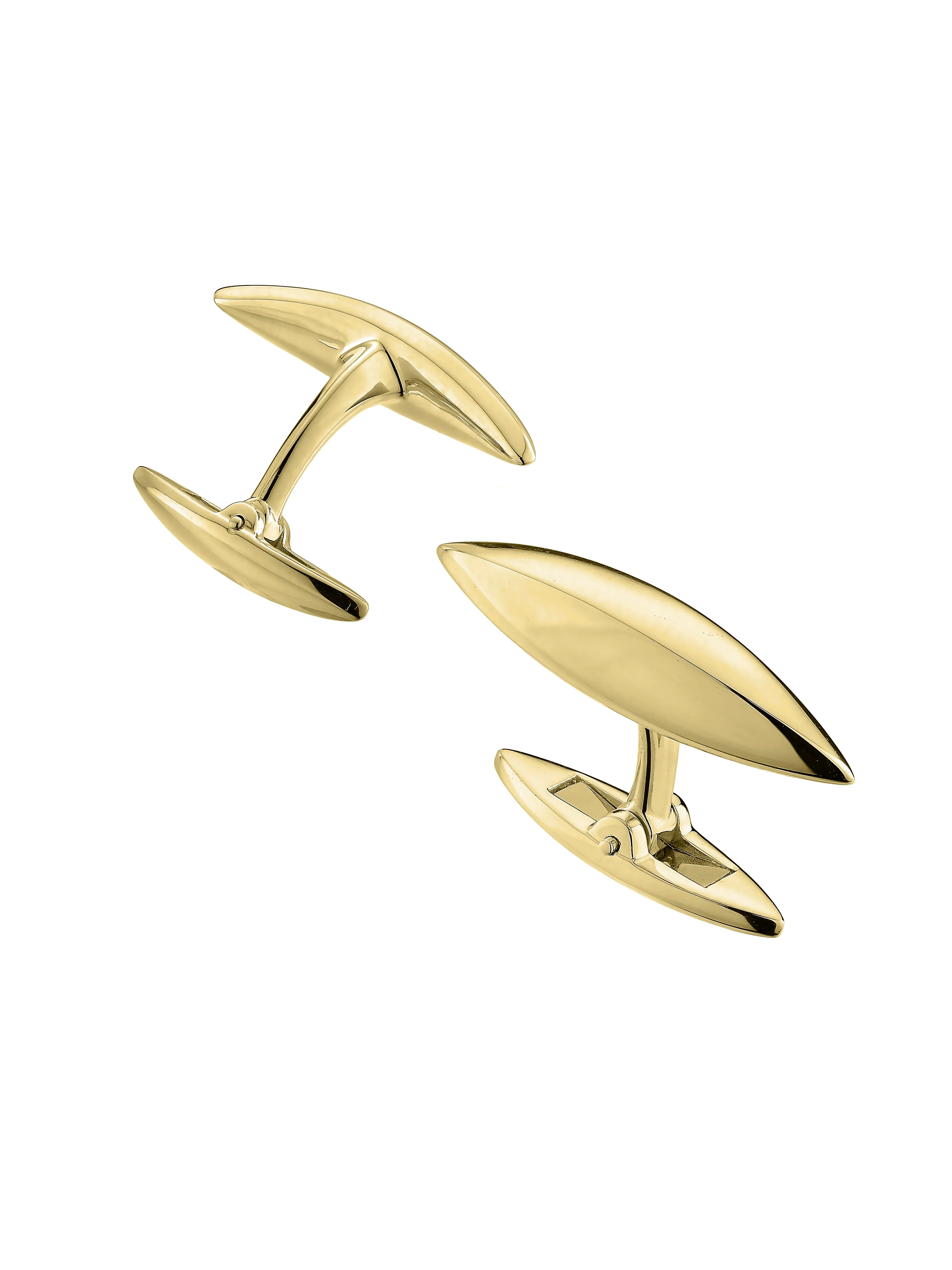 Arc Cufflinks - Yellow Gold Vermeil