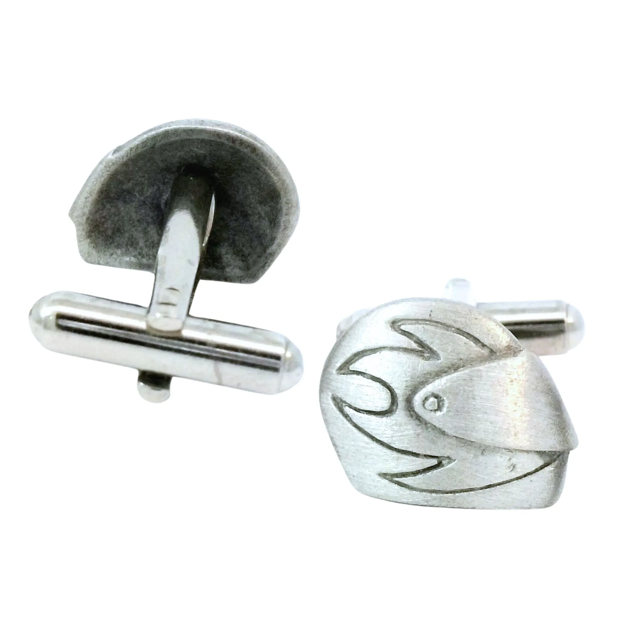 Bikies Helmet Cufflinks