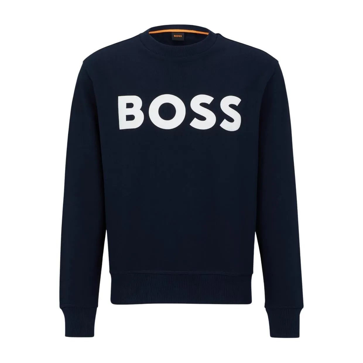 BOSS Printed Logo Navy Sweatshirt