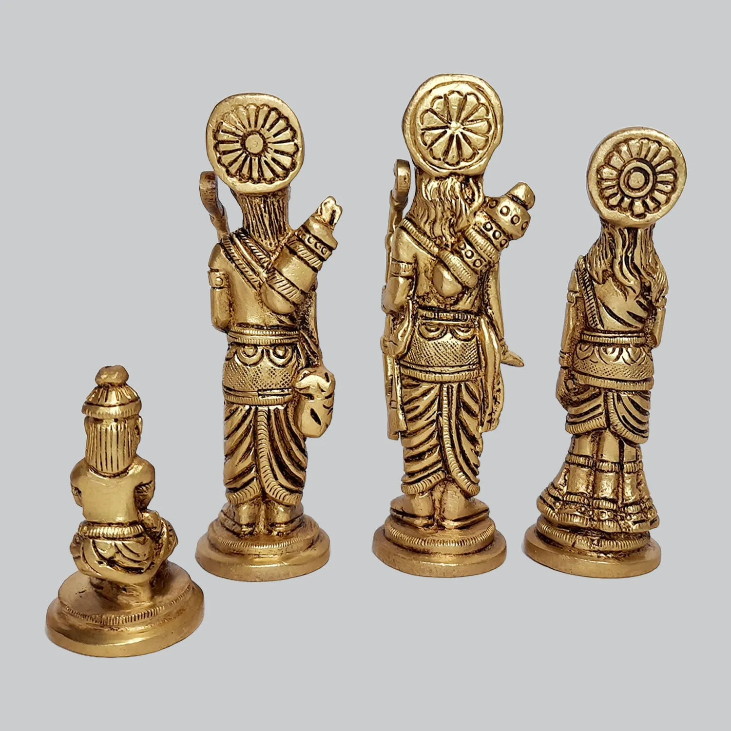 Brass Ram Darbar Set 4.5 in