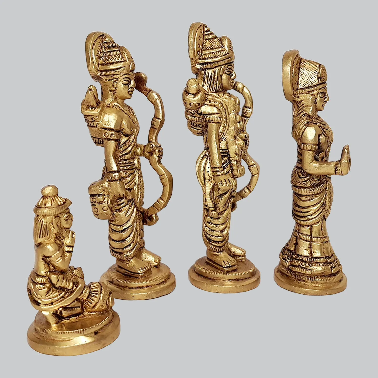 Brass Ram Darbar Set 4.5 in
