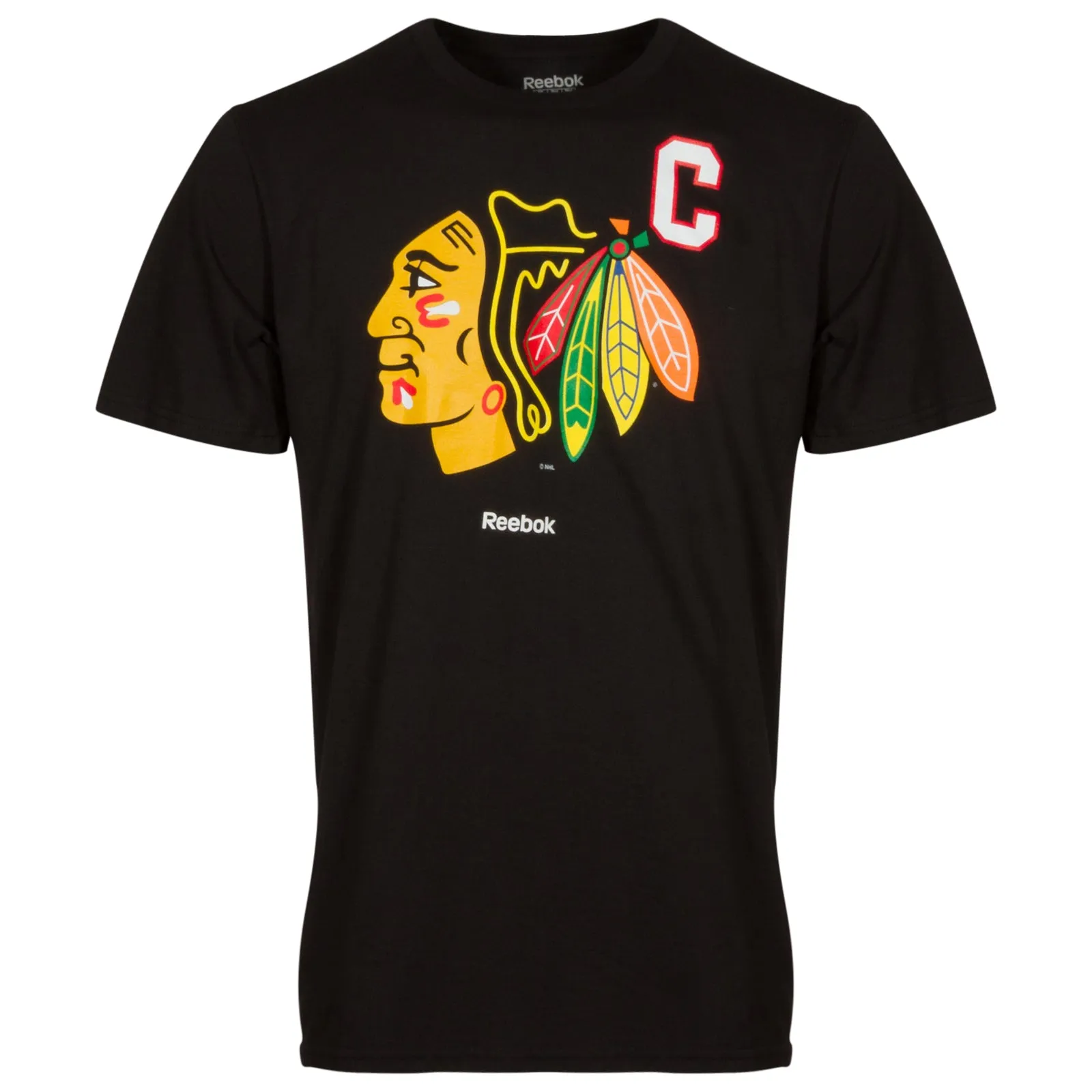 Chicago Blackhawks Mens Black Jonathan Toews Player Tee