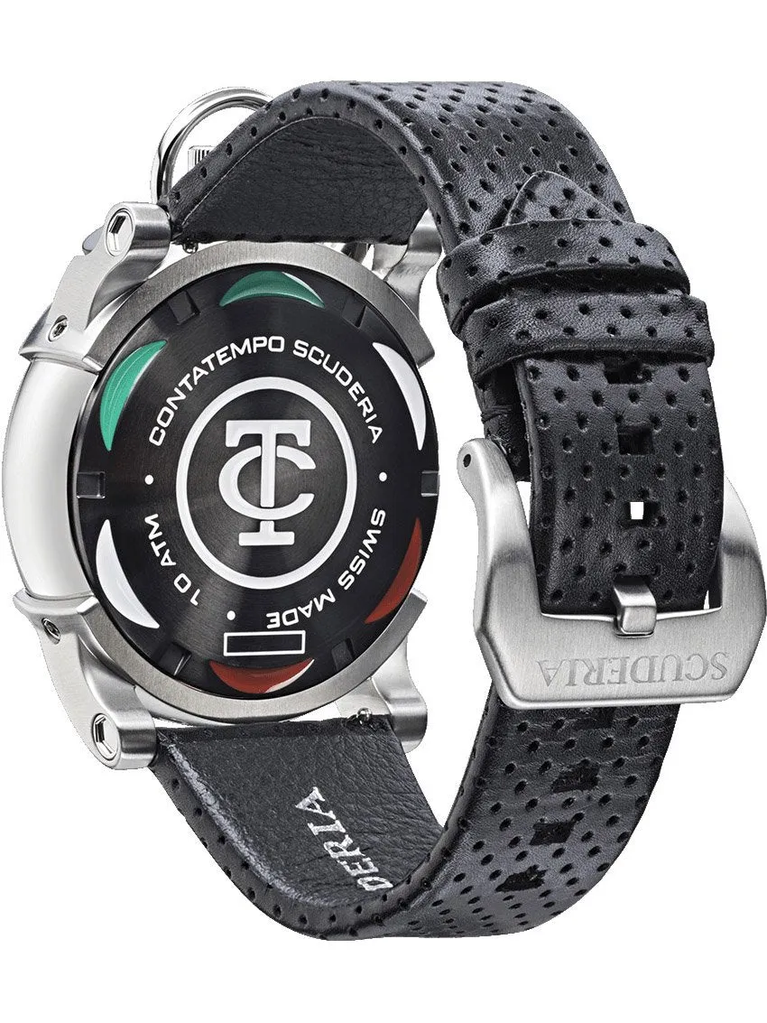 CT Scuderia CORSA CLASSIC 012 Chrono Steel Swiss Made Mens Watch CWEJ00219