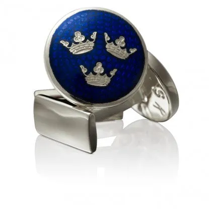 Cufflinks | Three Crowns | Small | Silver