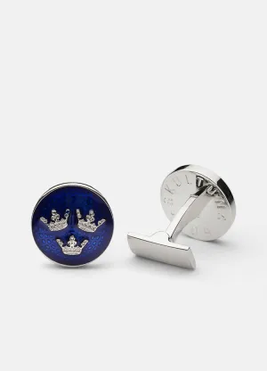 Cufflinks | Three Crowns | Small | Silver