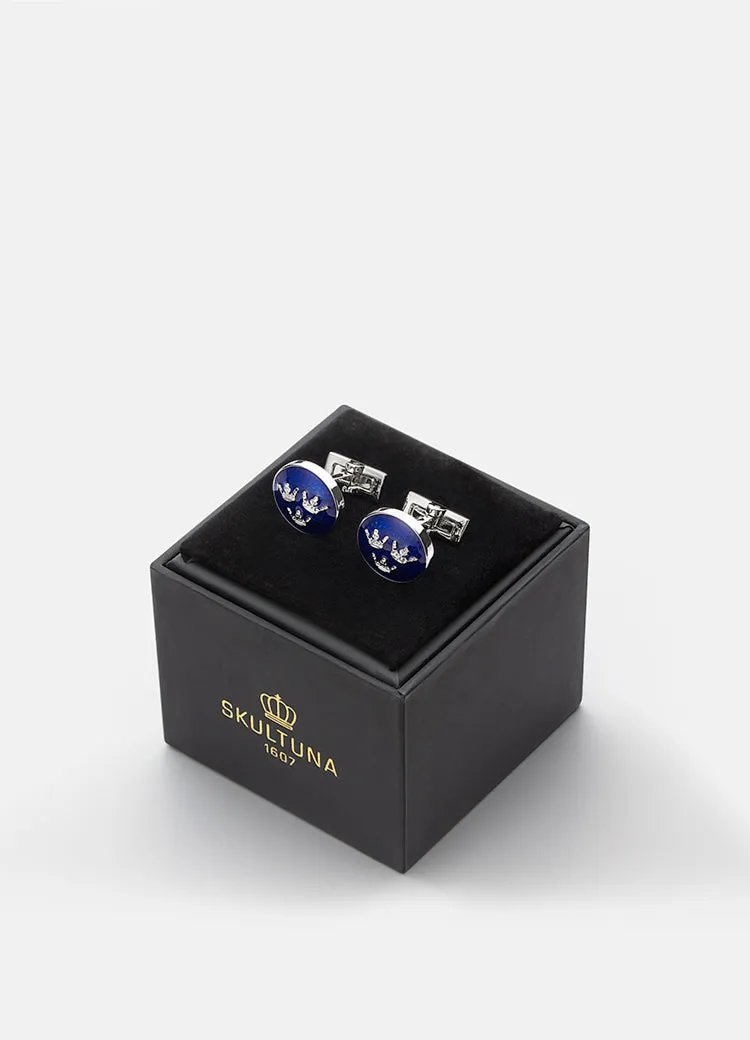 Cufflinks | Three Crowns | Small | Silver