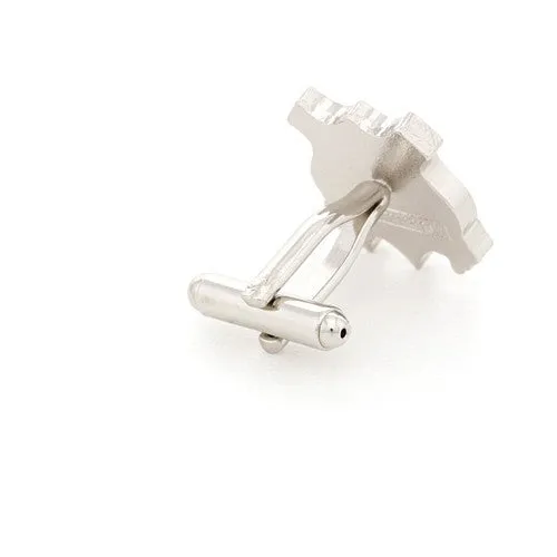 Custom Made Cut to Shape Cufflinks