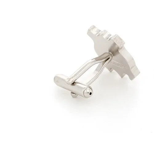 Custom Made Cut to Shape Cufflinks