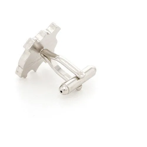 Custom Made Cut to Shape Cufflinks