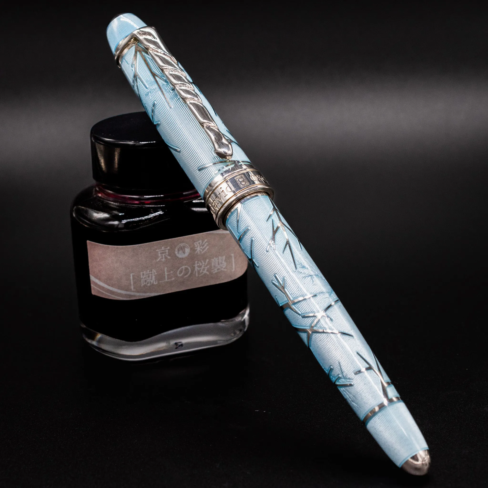 David Oscarson Winter Fountain Pen - Light Blue