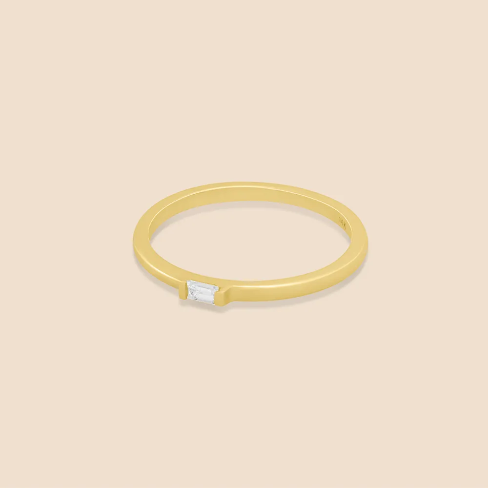Diamond Baguette Ring.