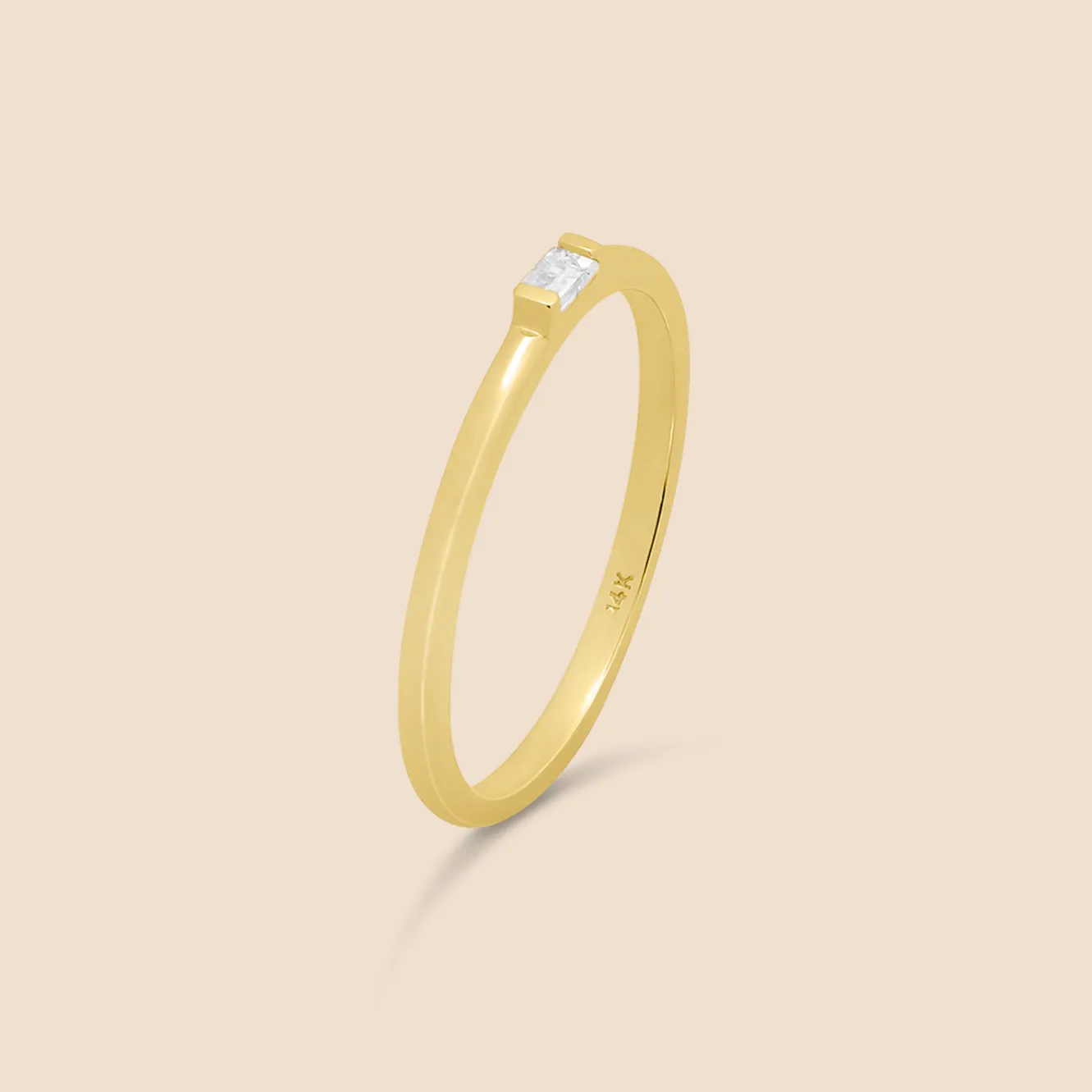 Diamond Baguette Ring.