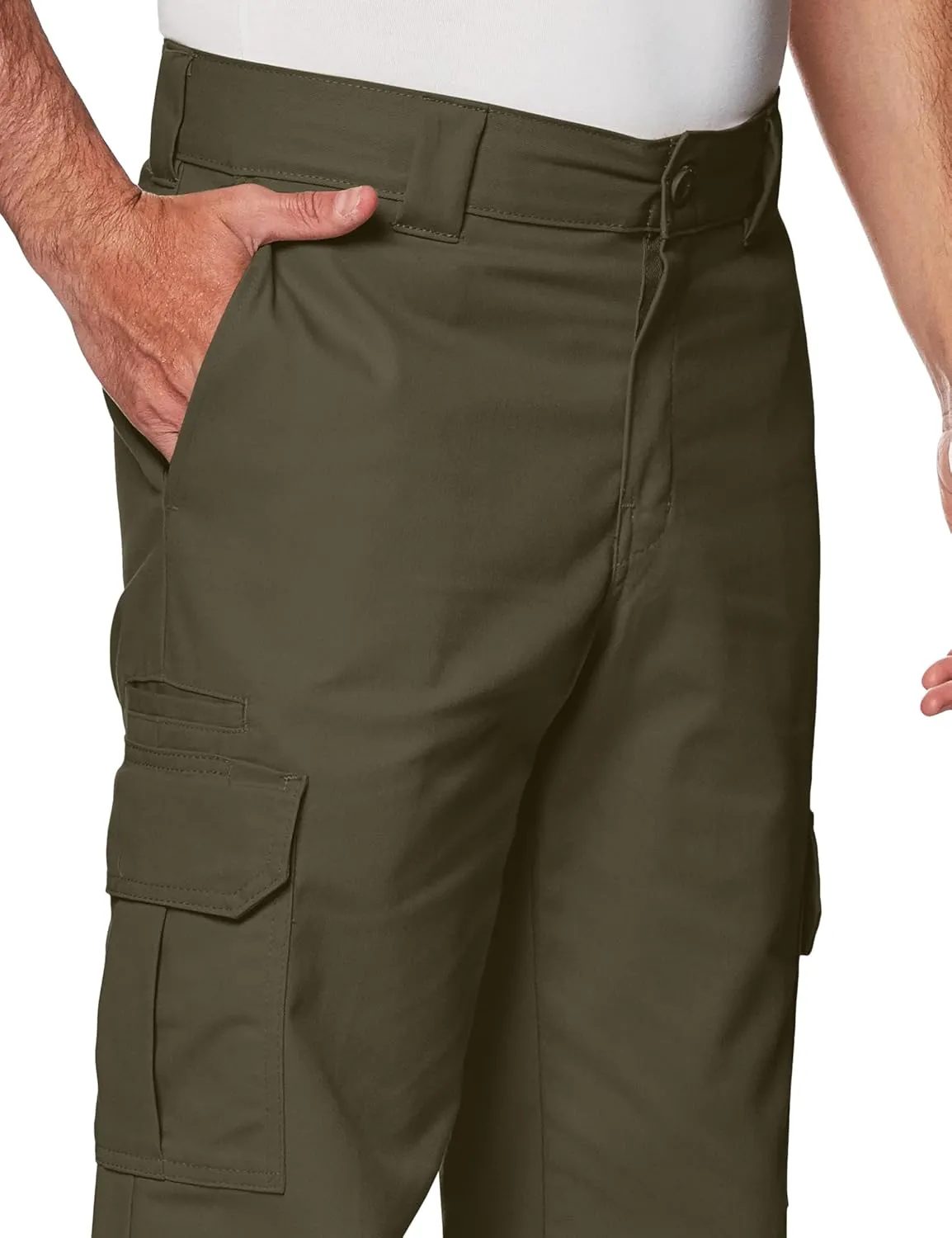 Dickies Men's Regular Straight Stretch Twill Cargo Pant Big