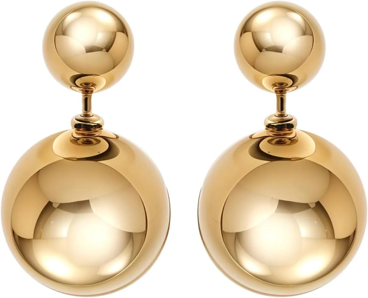 Double Sided Pearl Earrings - Pearl Front Back Earrings - Many Styles - Stunning Gift