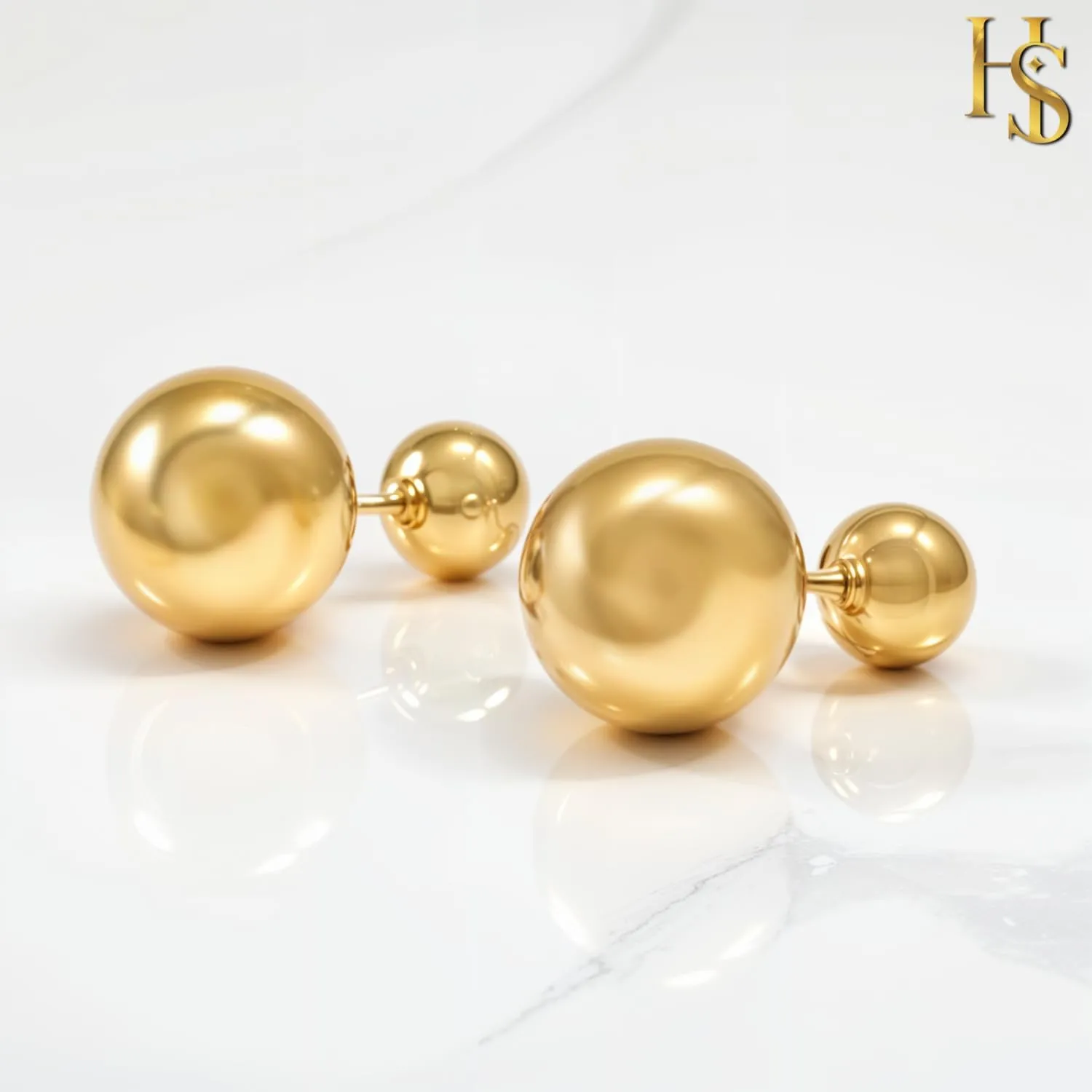 Double Sided Pearl Earrings - Pearl Front Back Earrings - Many Styles - Stunning Gift