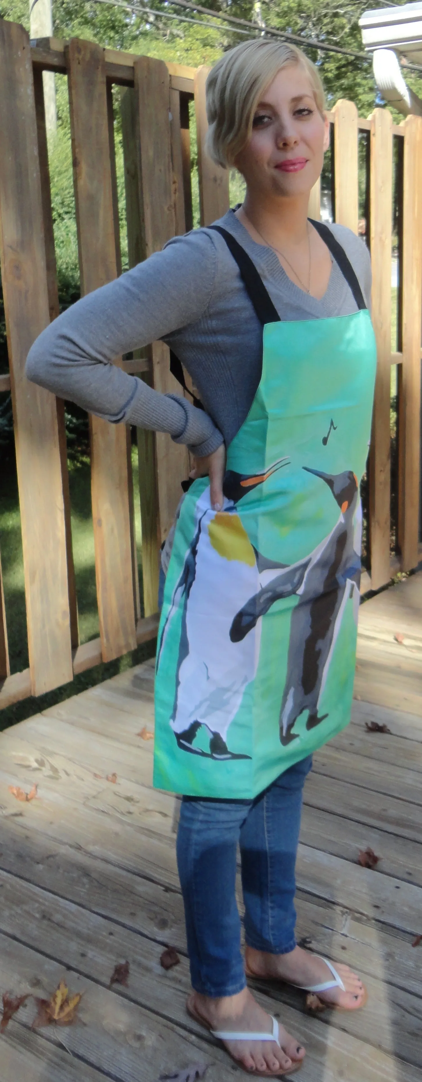Emperor Penguins Apron - The Trio
