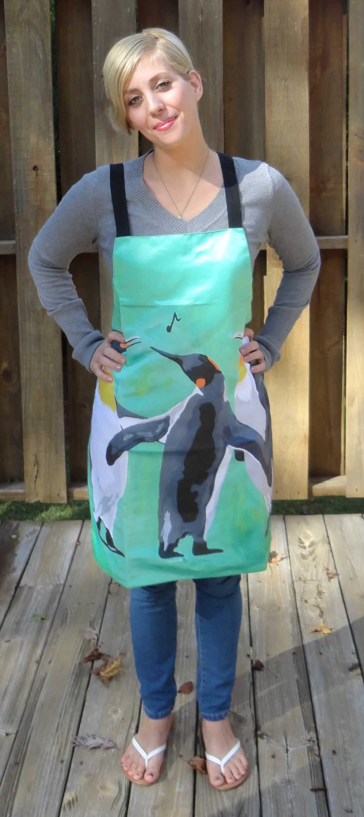 Emperor Penguins Apron - The Trio