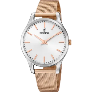 Festina Boyfriend Stainless Steel Analog Ladies Watch I Model F20506/1 Quartz Movement