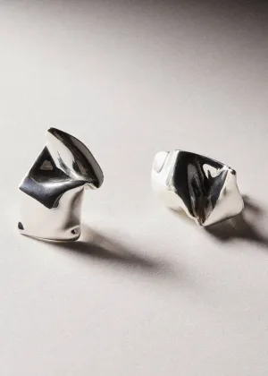 Folded Stud Earring