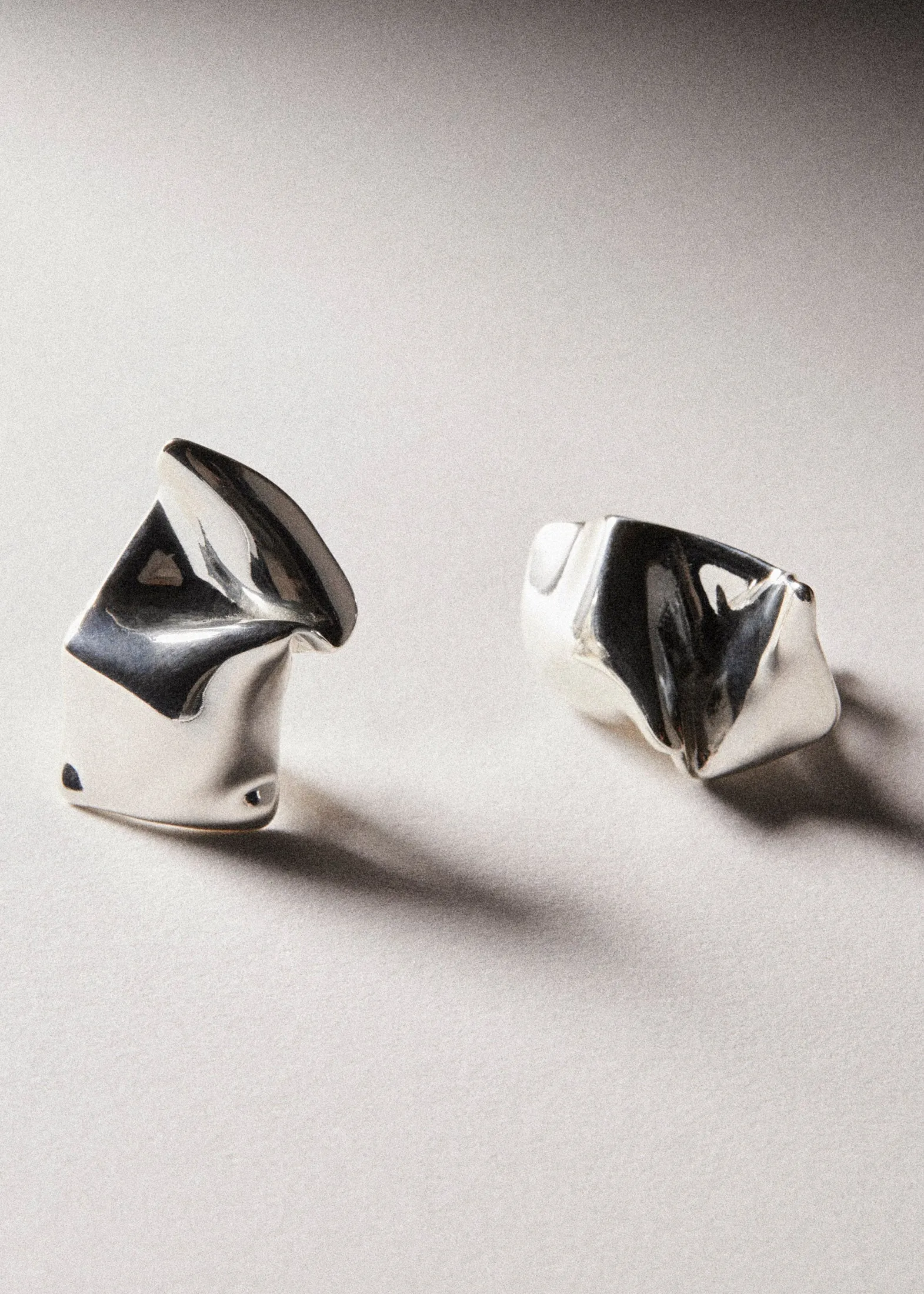 Folded Stud Earring