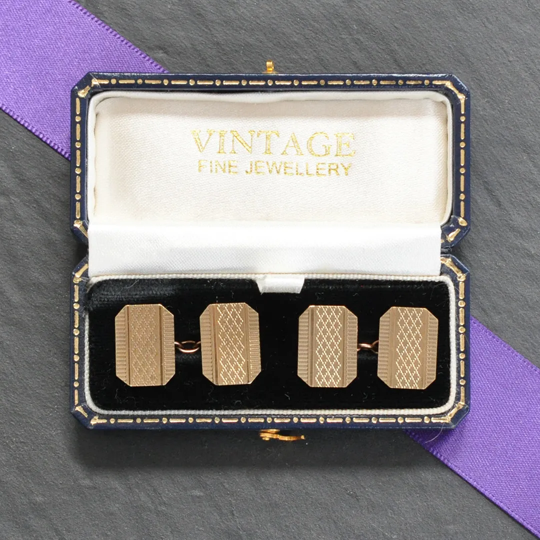 Gold Cufflinks