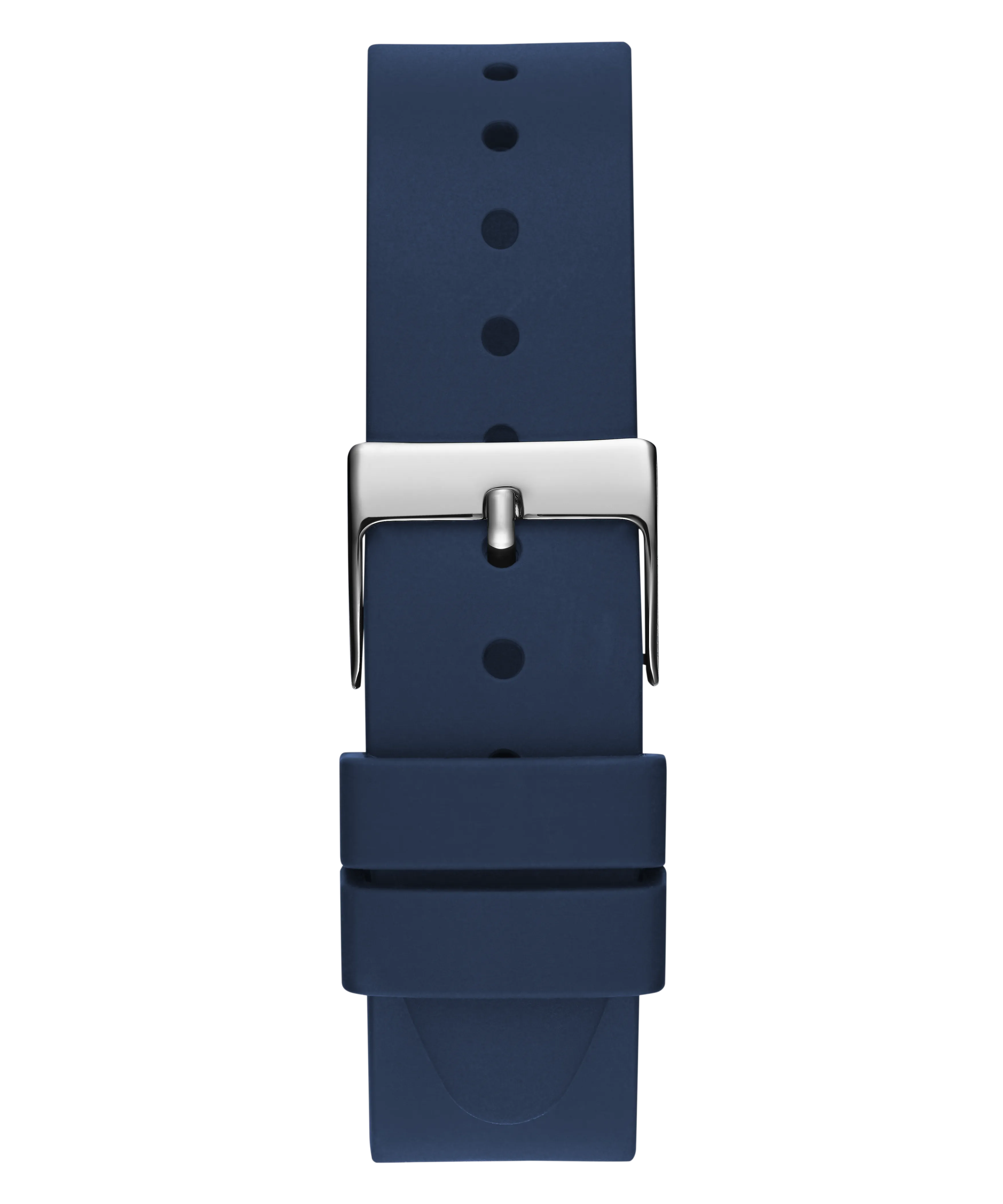 GUESS Ladies Blue Silver Tone Analog Watch