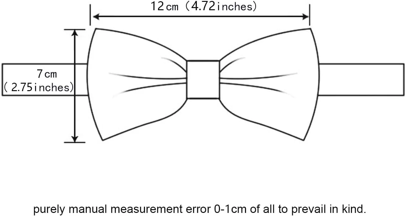 GUSLESON Mens Paisley Pre-Tied Bow Tie Handkerchief Jacquard Woven Adjustable Bowties Pocket Square Cufflinks Set