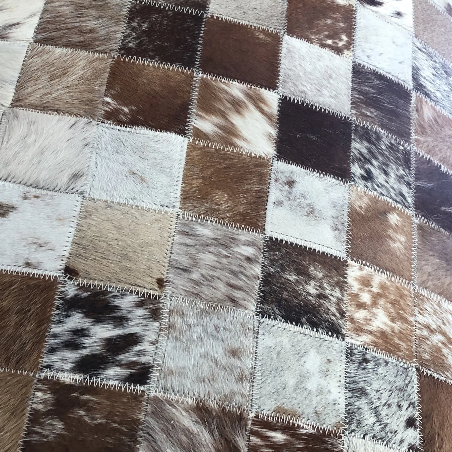 Hand Crafted Leather Rug 4' 11" x 6' 10"