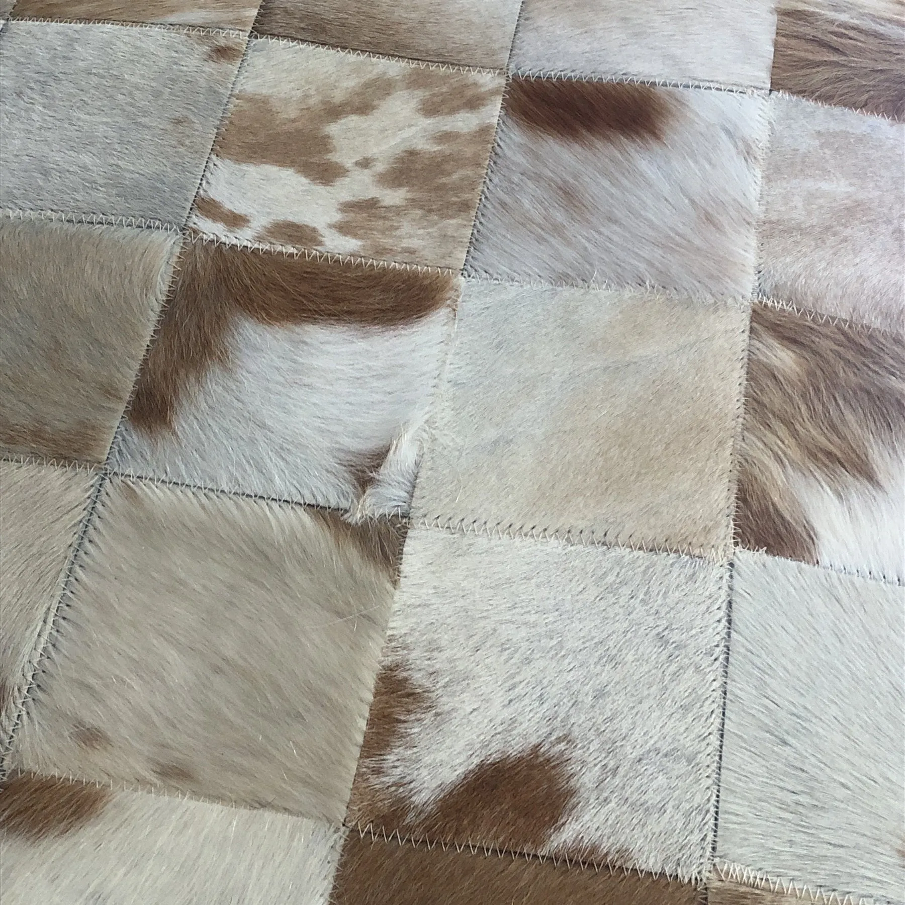 Hand Crafted Leather Rug 4' 11" x 6' 10"