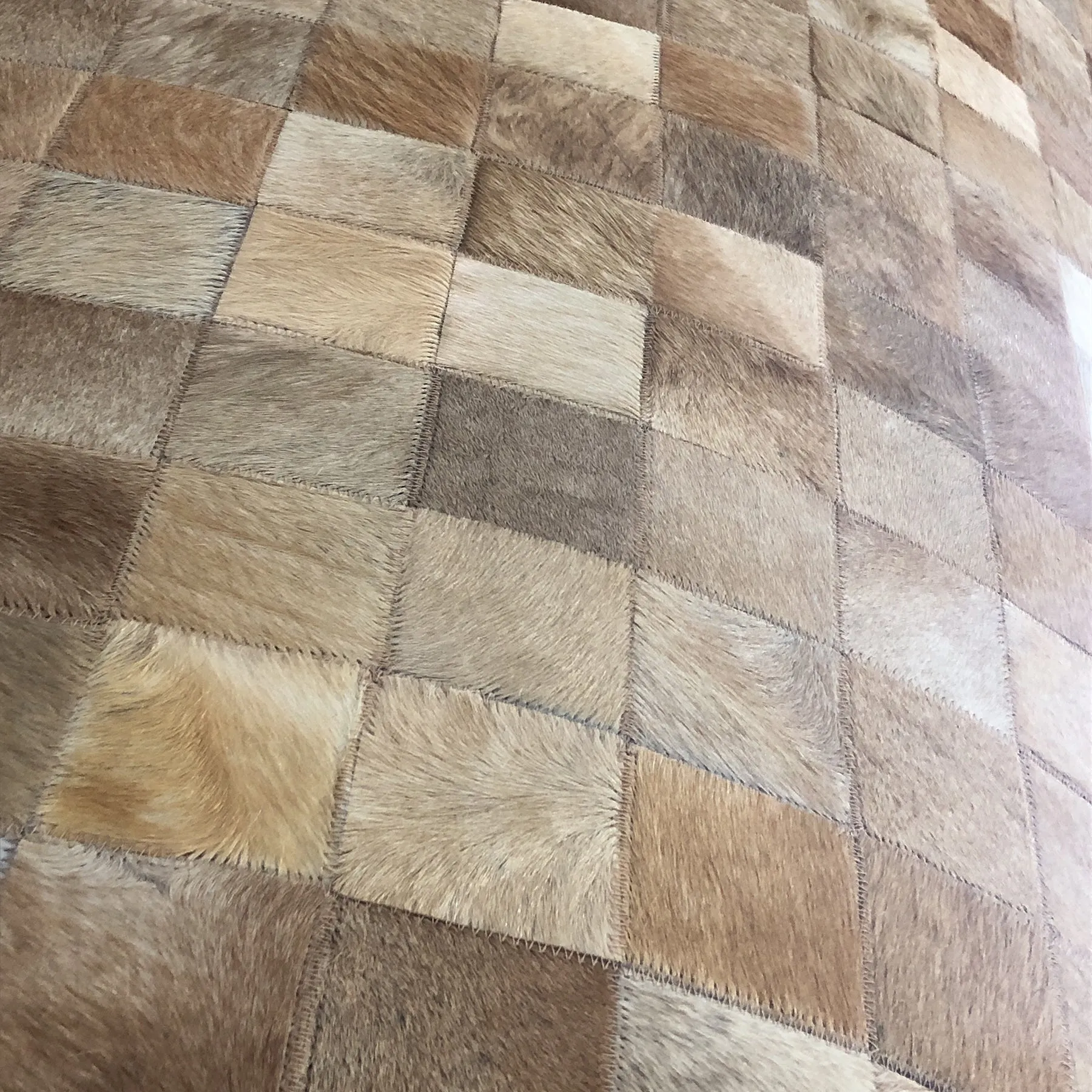 Hand Crafted Leather Rug 5' 10" x 7' 10"