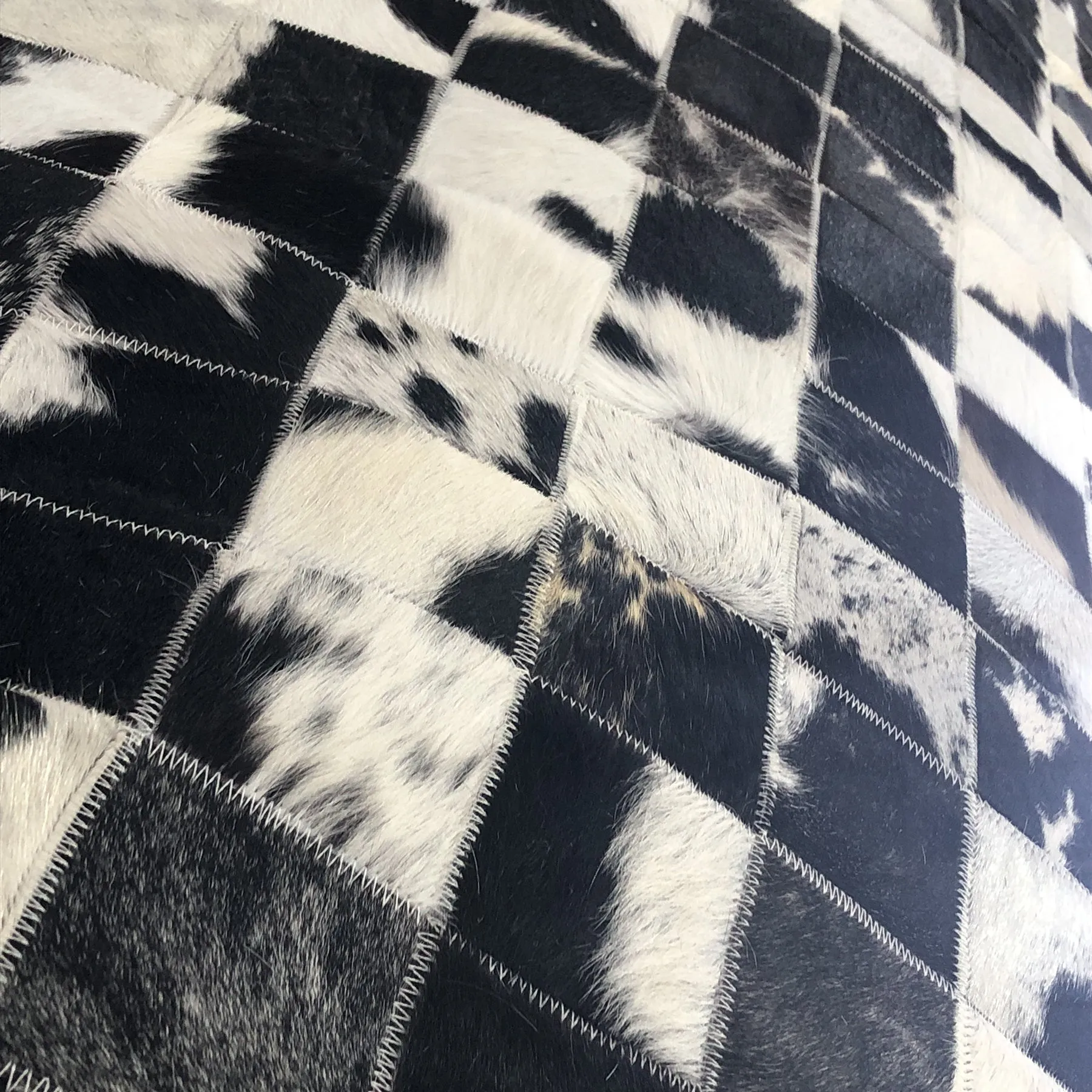 Hand Crafted Leather Rug 6' 10" x 9' 10"