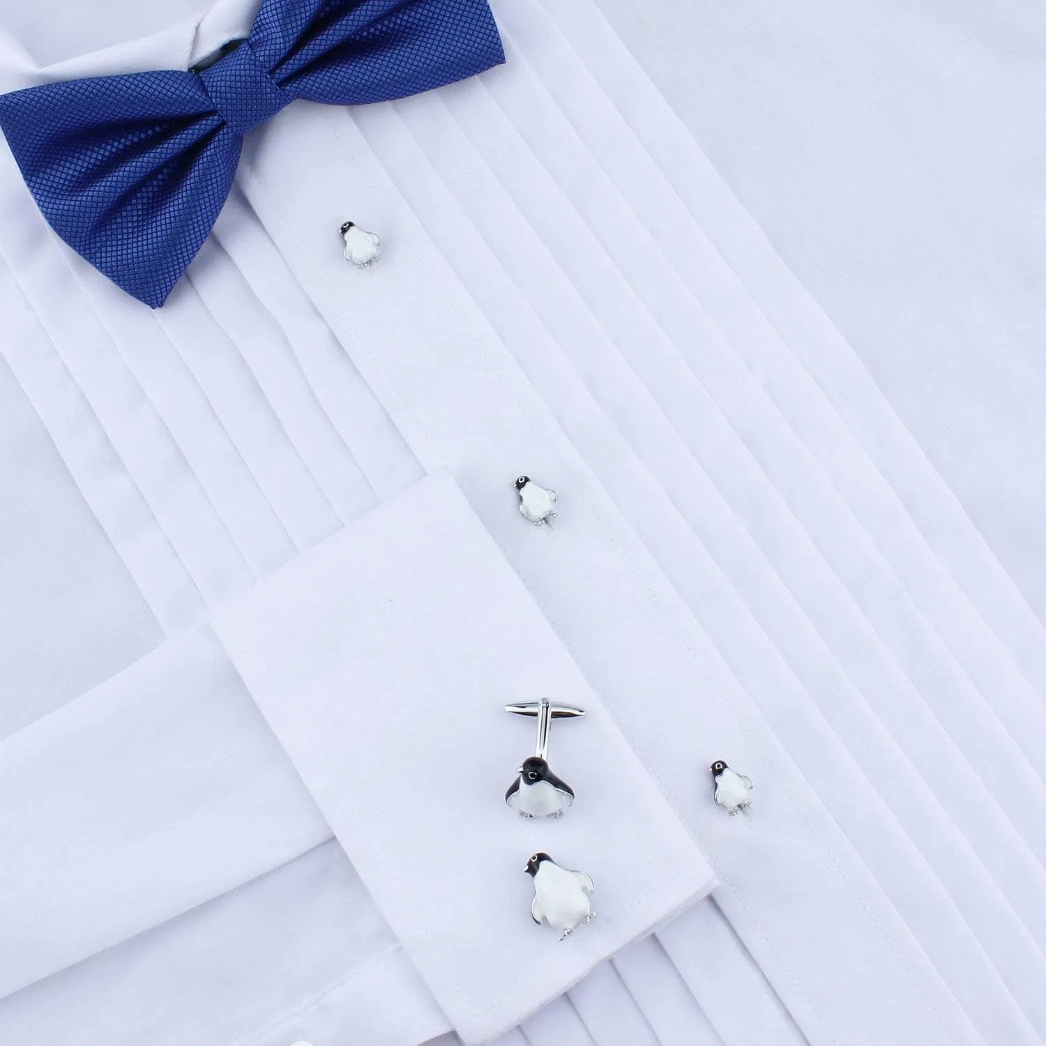 HAWSON Silver/Gold Cufflinks for Men with Tuxedo Shirt Studs,Men Accessories Jewelry with Gift Box,Gifts for Family,Best Friend on Wedding Business Birthday Anniversary