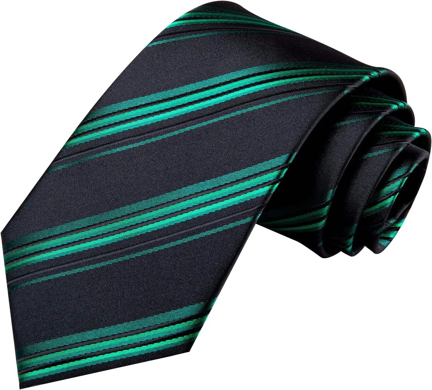 Hi-Tie Men 63inches Tie Set Extra Long Necktie Paisley Tie Pocket Suqare Cufflinks Big and Tall Men Tie