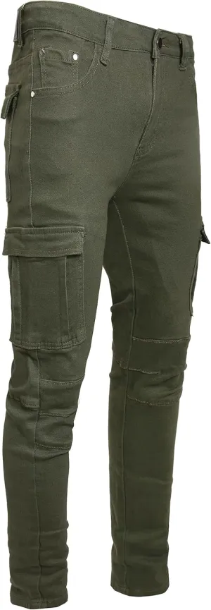 JUNBAOSS Men's Slim Fit Jeans Stretch Ripped Skinny Jeans for Men, Fashion Straight Leg Comfort Flex Waist Casual Pants