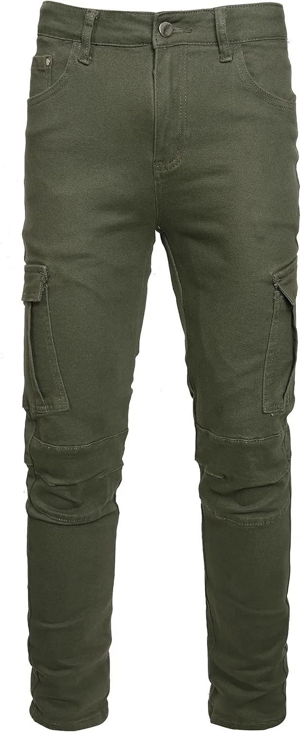 JUNBAOSS Men's Slim Fit Jeans Stretch Ripped Skinny Jeans for Men, Fashion Straight Leg Comfort Flex Waist Casual Pants
