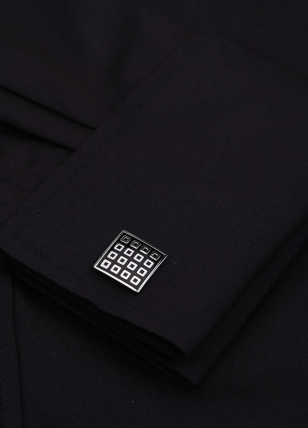 J.VER Men's French Cuff Dress Shirts Regular Fit Long Sleeve Spread Collar Metal Cufflink