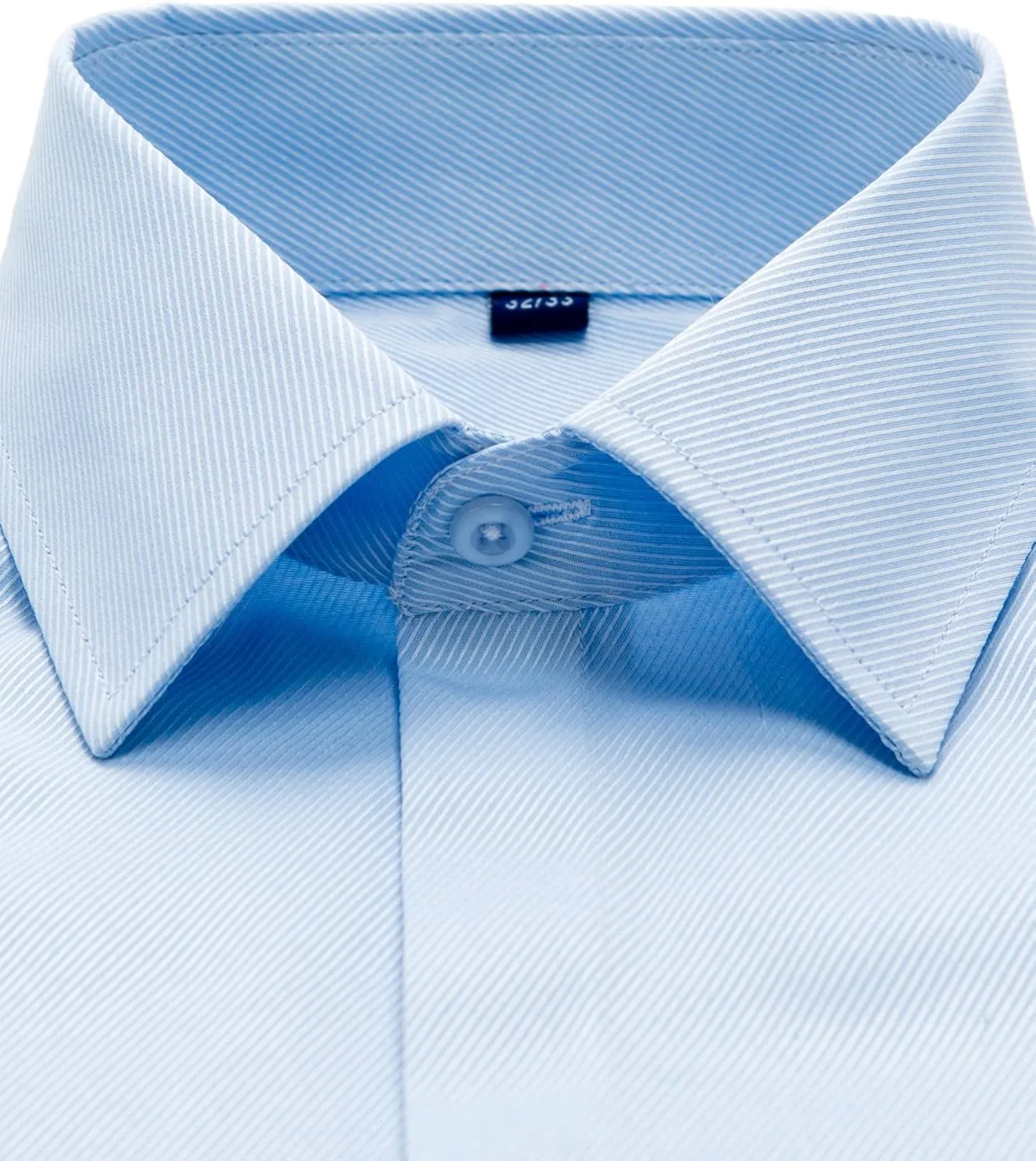 J.VER Men's French Cuff Dress Shirts Regular Fit Long Sleeve Spread Collar Metal Cufflink