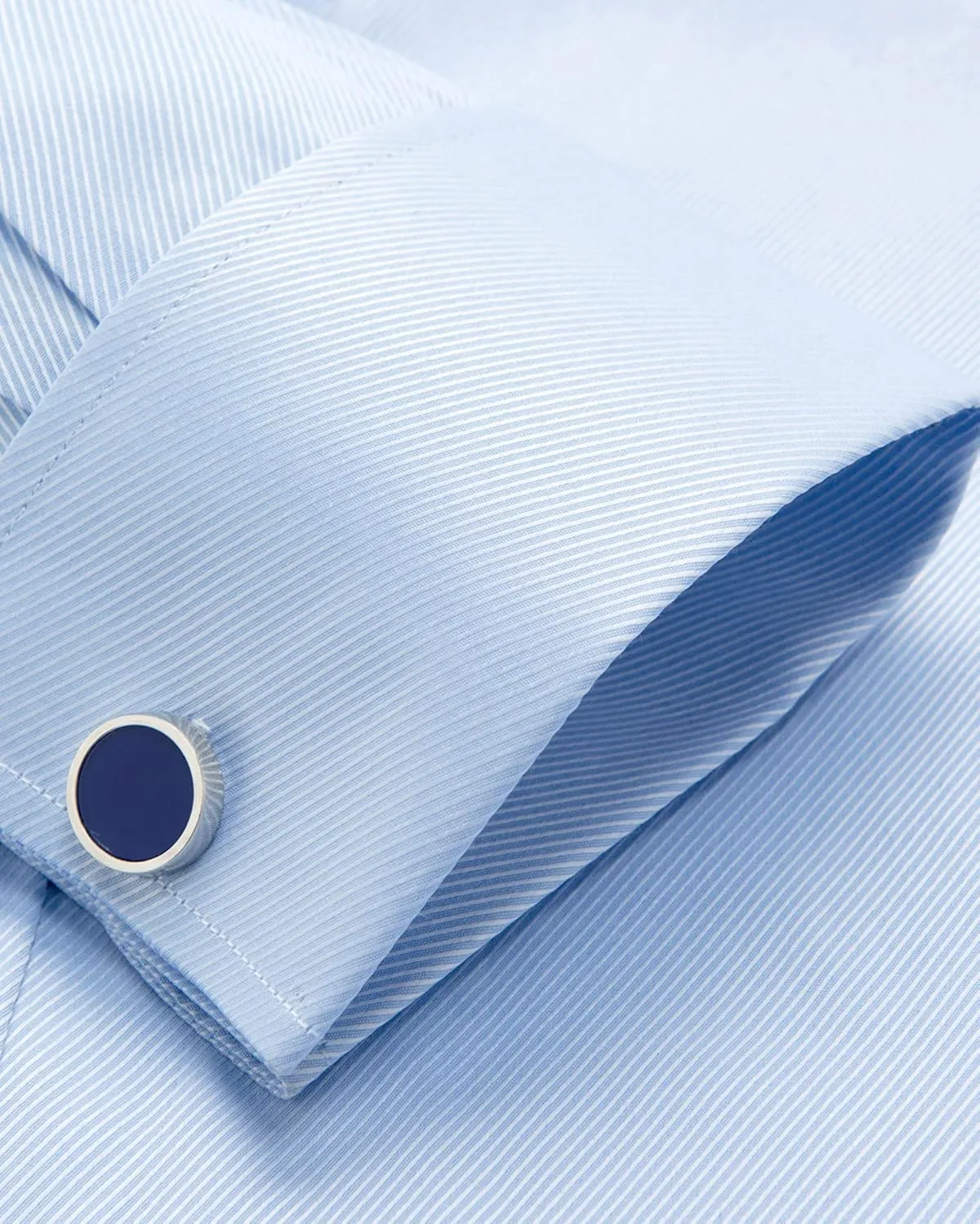 J.VER Men's French Cuff Dress Shirts Regular Fit Long Sleeve Spread Collar Metal Cufflink