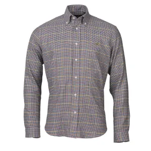 Laksen Ed Mens Check Shirt - Navy