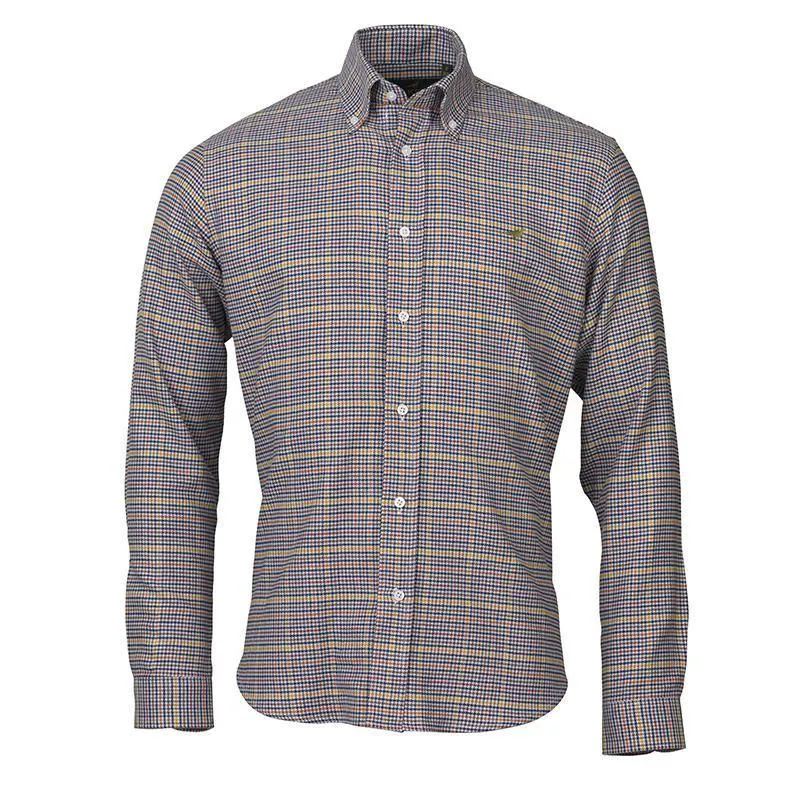 Laksen Ed Mens Check Shirt - Navy