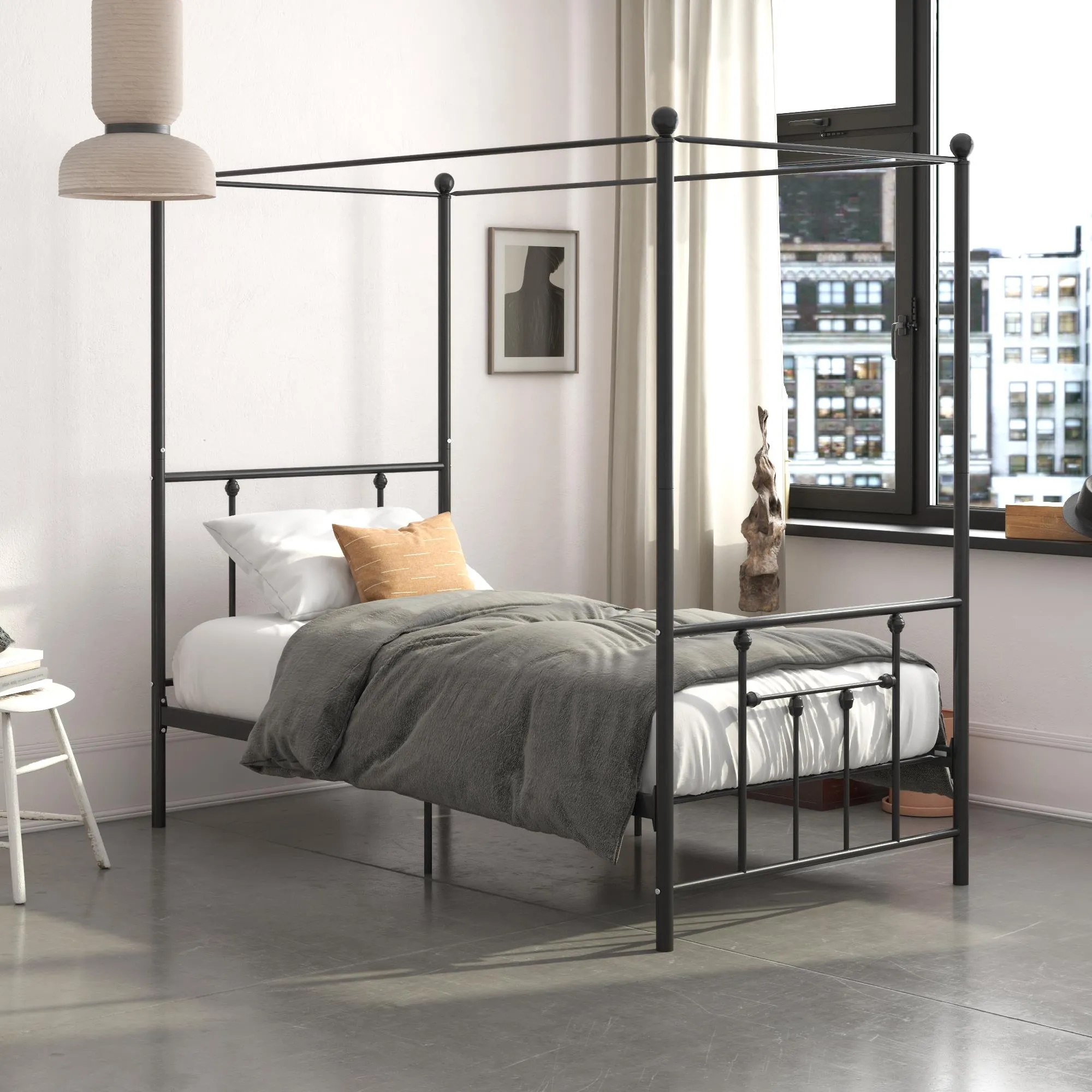 Manila Metal Canopy Bed Frame