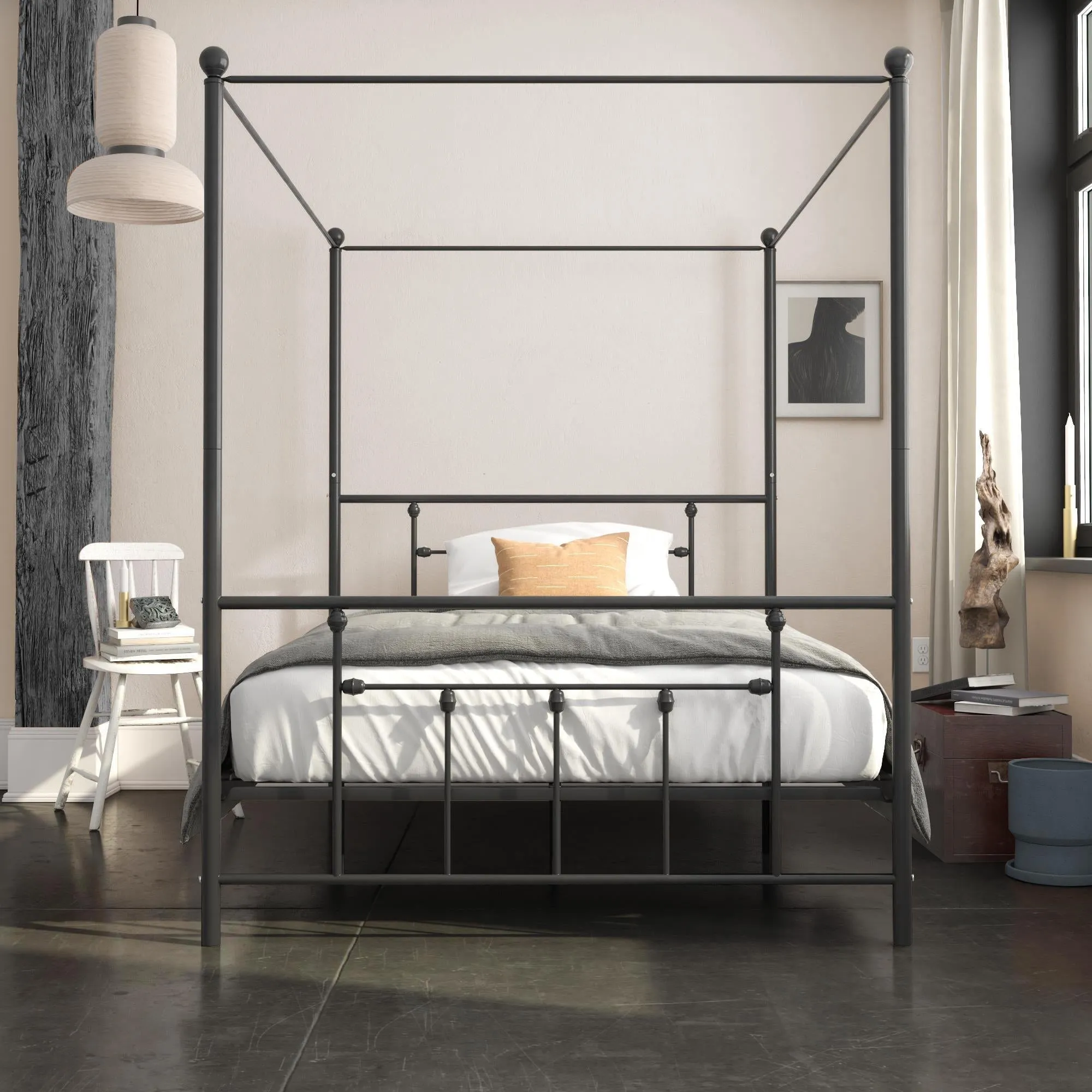 Manila Metal Canopy Bed Frame