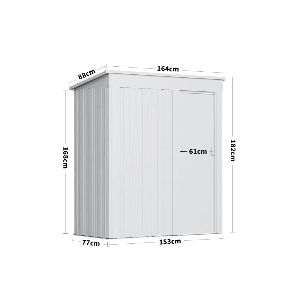 Metal Garden Shed Outdoor Tool Storage Organizer Small House